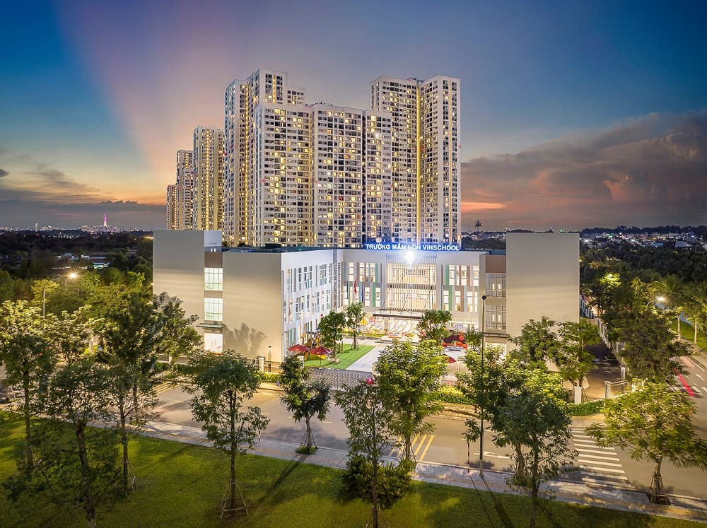 Hệ thống giáo dục liên cấp Vinschool vừa đi vào hoạt động tại Vinhomes Grand Park.