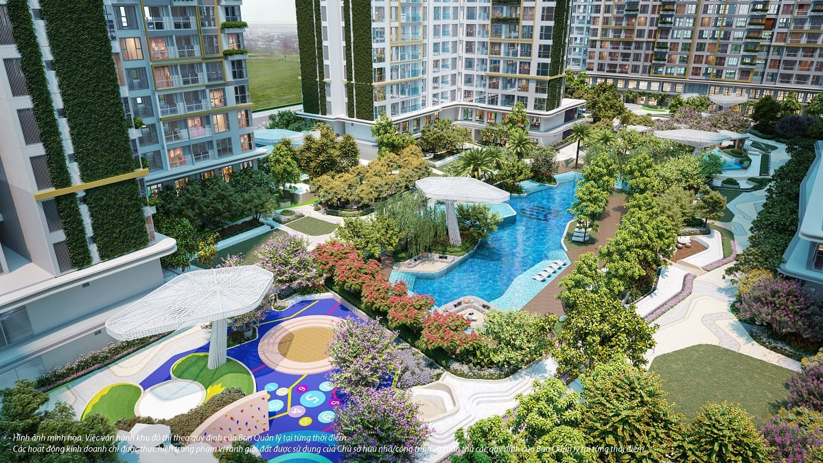 Thiên nhiên bao bọc xung quanh Lumière Boulevard.