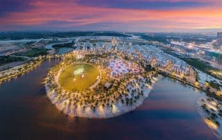 Vinhomes Grand Park (đường Nguyễn Xiển, Long Thạnh Mỹ, quận 9, TP Thủ Đức) - nơi diễn ra cuộc thi "Vinhomes Grand Park - Nơi đáng sống tại TP Thủ Đức".