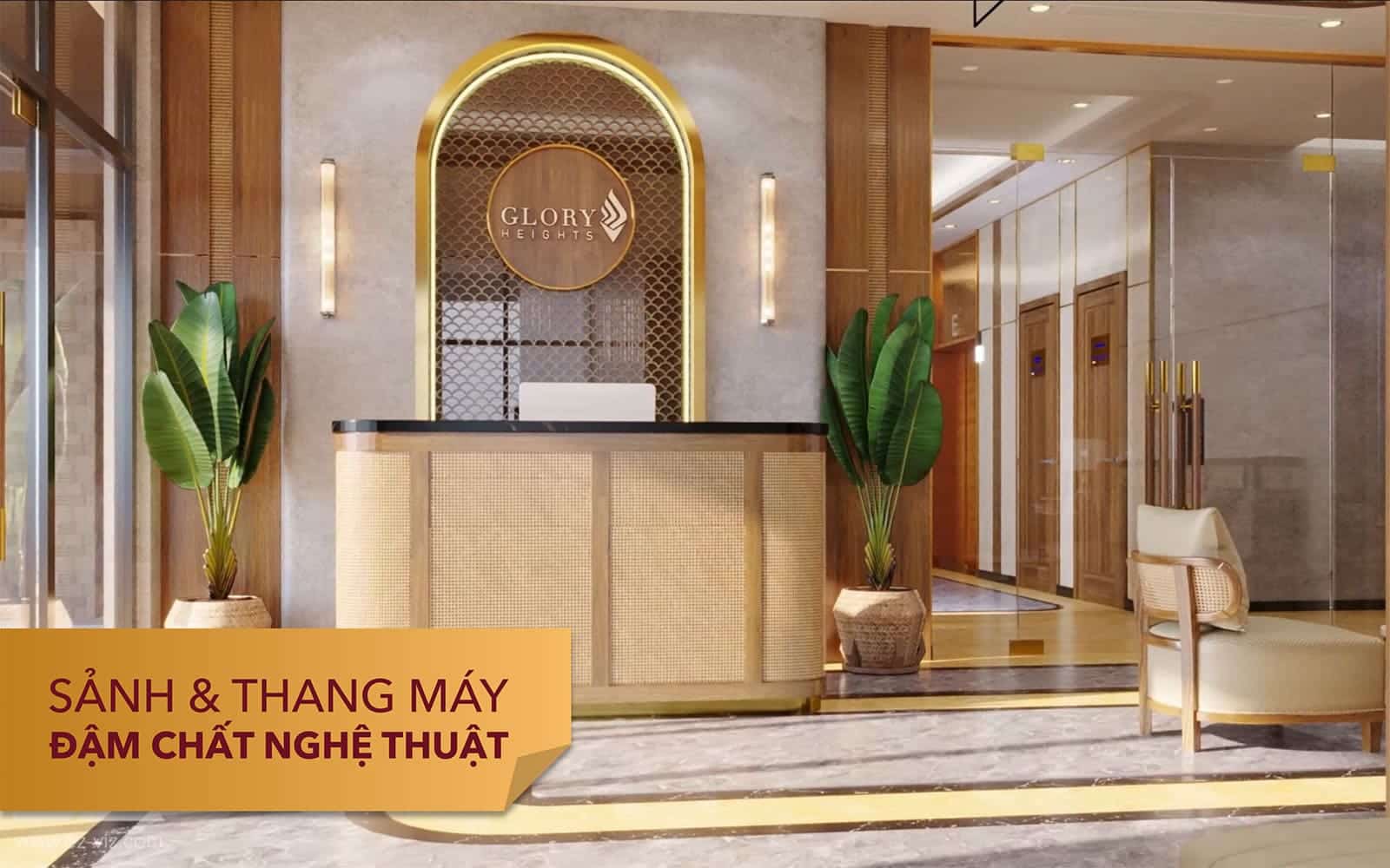 Tiện ích Sảnh và Thang Máy Đậm Chất Nghệ Thuật tại căn hộ Glory Heights. Tiện ích Sảnh và Thang Máy Đậm Chất Nghệ Thuật tại căn hộ Glory Heights.