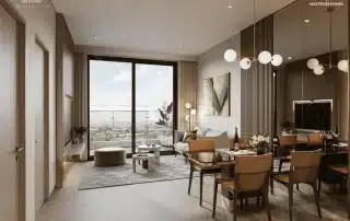 Không gian nội thất tinh tế tại căn hộ LUMIÈRE Midtown, mang đậm chất nghệ thuật và tiện nghi đẳng cấp.