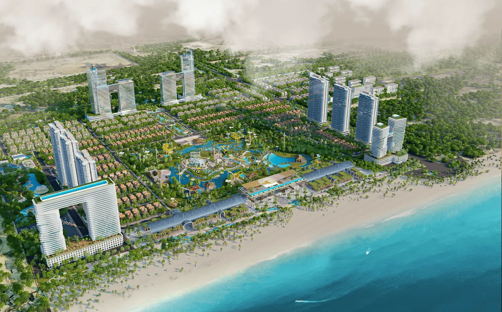 Phối cảnh dự án Sun Group Vũng Tàu – khu đô thị nghỉ dưỡng đẳng cấp ven biển.